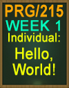 PRG/215 Hello World